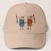 Pill Bottle Cartoon Hat キャップ (正面)