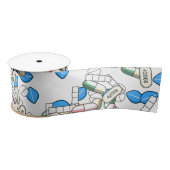 Pill Sprinkles Pattern サテンリボン (リール)