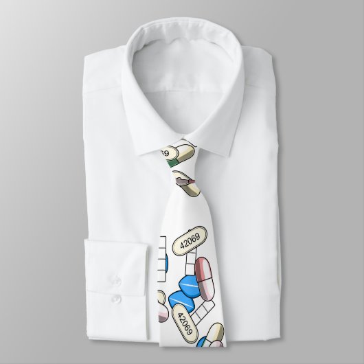 Pill Sprinkles Pattern ネクタイ (タイ)