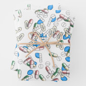 Pill Sprinkles Pattern ラッピングペーパーシート (インサイチュ)