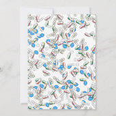 Pill Sprinkles Pattern 招待状 (裏面)