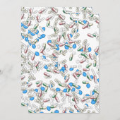Pill Sprinkles Pattern 招待状 (正面/裏面)