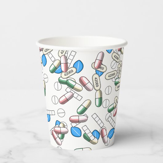 Pill Sprinkles Pattern 紙コップ (裏面)