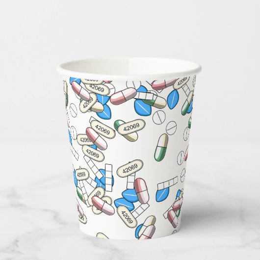 Pill Sprinkles Pattern 紙コップ (左)