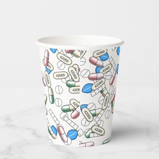 Pill Sprinkles Pattern 紙コップ (右)