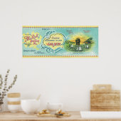 Pillar Rock,ワシントン – ピラーロックサーモン ポスター (キッチン)