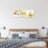 Pillar Rock，ワシントン – ボスサーモンラベル キャンバスプリント (インサイチュ (寝室))