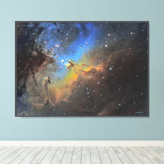 Pillars of Creation - Distinguished Canvas Print キャンバスプリント (インサイチュ (ウッドフロア))