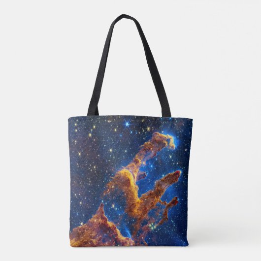 Pillars of Creation, James Webb NIRCam Outer Space トートバッグ (裏面)