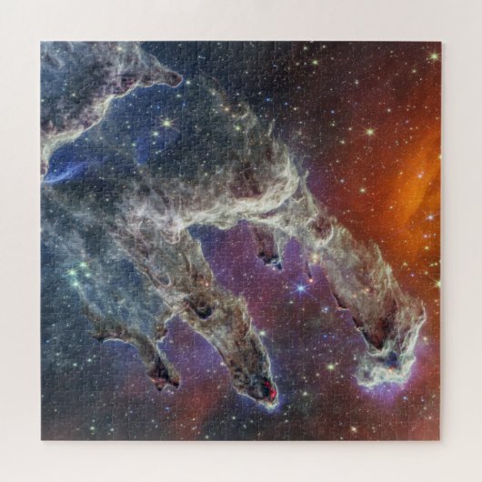 Pillars of Creation NIRCam & MIRI Composite Image ジグソーパズル (横)