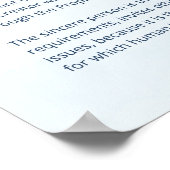 Pillars of Islam - Shahada (Faith) - Blue ポスター (角)