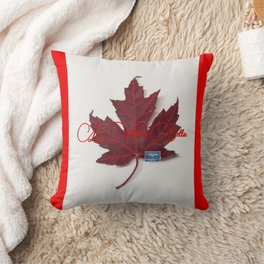 Pille2-R&W(Maple Leaf-Bella-A)RFPMDesigns ©️ 2024 クッション (ブランケット)