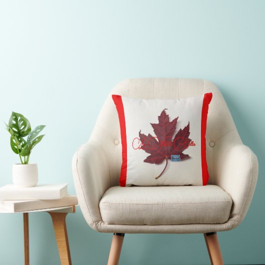 Pille2-R&W(Maple Leaf-Bella-A)RFPMDesigns ©️ 2024 クッション (椅子)