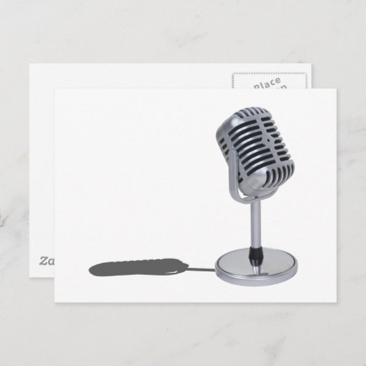 PillMicrophone042211 ポストカード (正面/裏面)