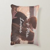 Pillowピンクの氏及び夫人 アクセントクッション (裏面(縦))