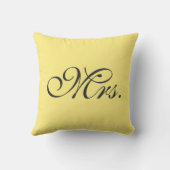 Pillowレモン色の夫人 クッション (裏面)