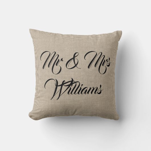 Pillow素朴な夫人及び夫人 クッション (正面)