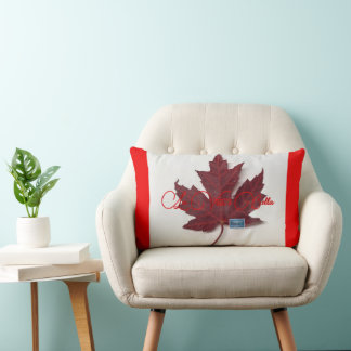 Pillow3-R&W(Maple Leaf-Bella-A)RFPMDesigns ©️ 2024 ランバークッション