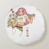 Pillow  ラウンドクッション (裏面)