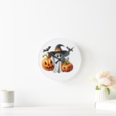 pillow ラウンド壁時計 (ホーム)