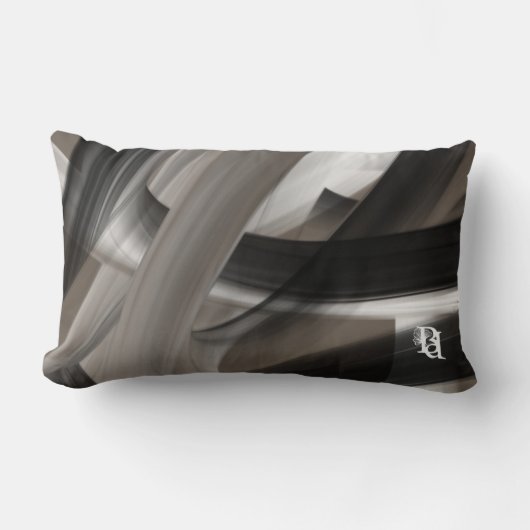 Pillow Abstract Interior Terra’s Tender Whisper ランバークッション (正面)