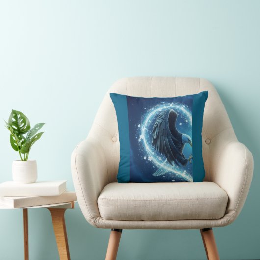 Pillow Bald Eagle Heart - I Will Be With You クッション (椅子)