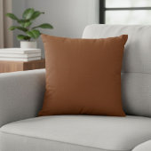 pillow brown simple solid color クッション