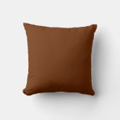 pillow brown simple solid color クッション (正面)
