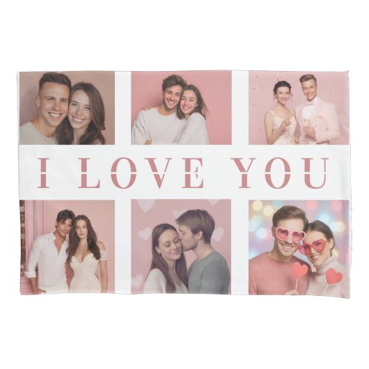 Pillow Case Custom Couple Photos | Valentine Gift 枕カバー (正面)