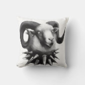 pillow cushion goth goat art by missmultifairy クッション (正面)