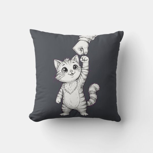 pillow - Fist Bump design  クッション (正面)