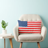 Pillow Flag USA ランバークッション (椅子)