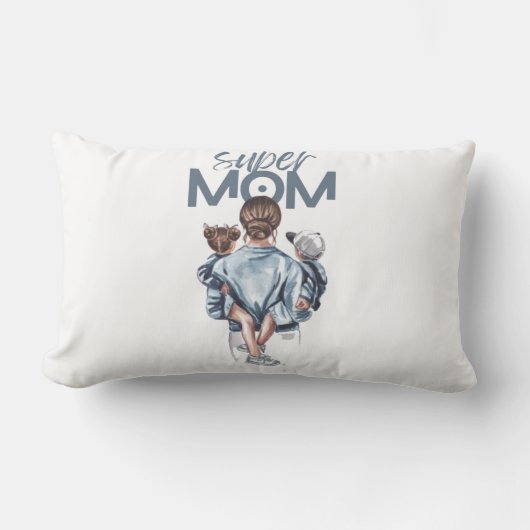 Pillow For Super Mom ランバークッション (正面)