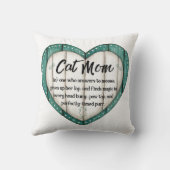 Pillow for When You’re a Cat Mom Again クッション (裏面)
