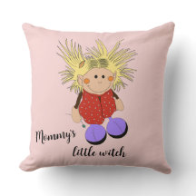 Pillow from the "little witch" series