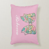 pillow kid bow bedroom アクセントクッション (正面(垂直))
