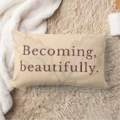 Pillow: Minimal Aesthetic Inspirational Home Decor ランバークッション (ブランケット)