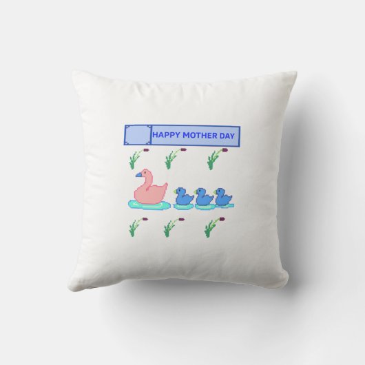 Pillow mother's day  クッション (裏面)