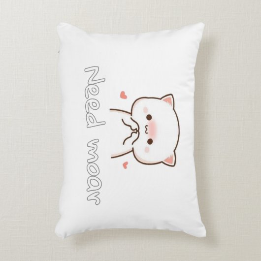 Pillow of Realistic Cat – Need Moar Calm アクセントクッション (正面(垂直))