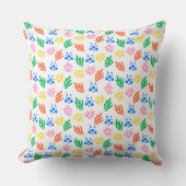 Pillow Playful Underwater Coral Seamless Pattern クッション (正面)