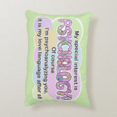 Pillow Psychology Love Language (ADHD, Autistic) アクセントクッション (裏面(縦))