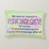 Pillow Psychology Love Language (ADHD, Autistic) アクセントクッション (裏面)