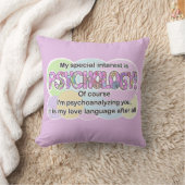 Pillow Psychology Love Language (ADHD, Autistic) クッション (ブランケット)