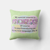 Pillow Psychology Love Language (ADHD, Autistic) クッション (裏面)