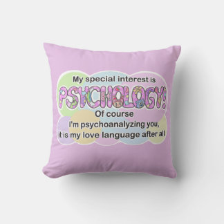 Pillow Psychology Love Language (ADHD, Autistic) クッション