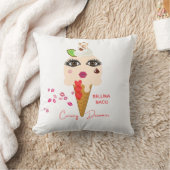 Pillow square Bellina Bacio Creamy Dreamies クッション (ブランケット)