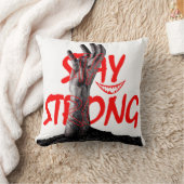 Pillow : Stay Strong Motivational Quote Design クッション (ブランケット)