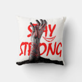 Pillow : Stay Strong Motivational Quote Design クッション (正面)