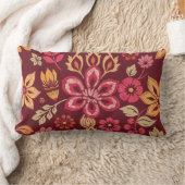 Pillow with batik pattern ランバークッション (ブランケット)