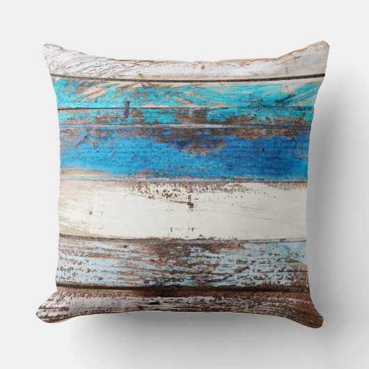 Pillow with driftwood pattern クッション (正面)